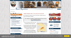 Desktop Screenshot of comune.santagostino.fe.it
